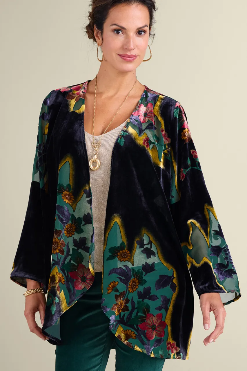 Discount Aaliyah Floral Velvet Topper Toppers