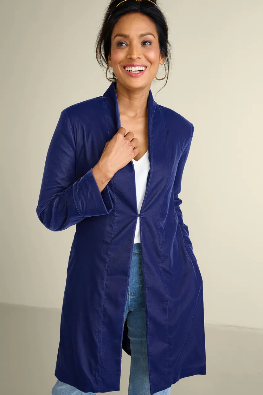 Cheap Aria Velvet Jacket Jackets & Coats