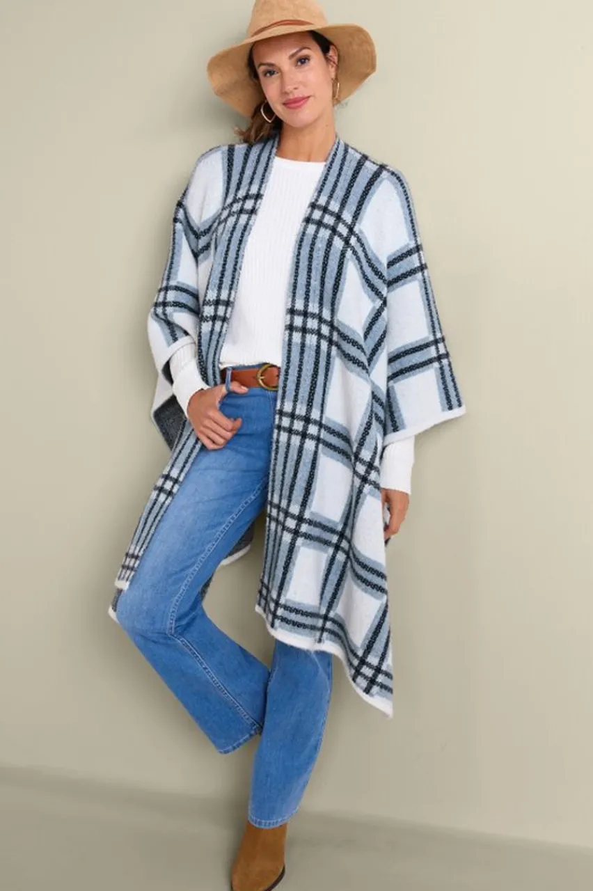 Cheap Braunwyn Plaid Wrap Scarves & Wraps