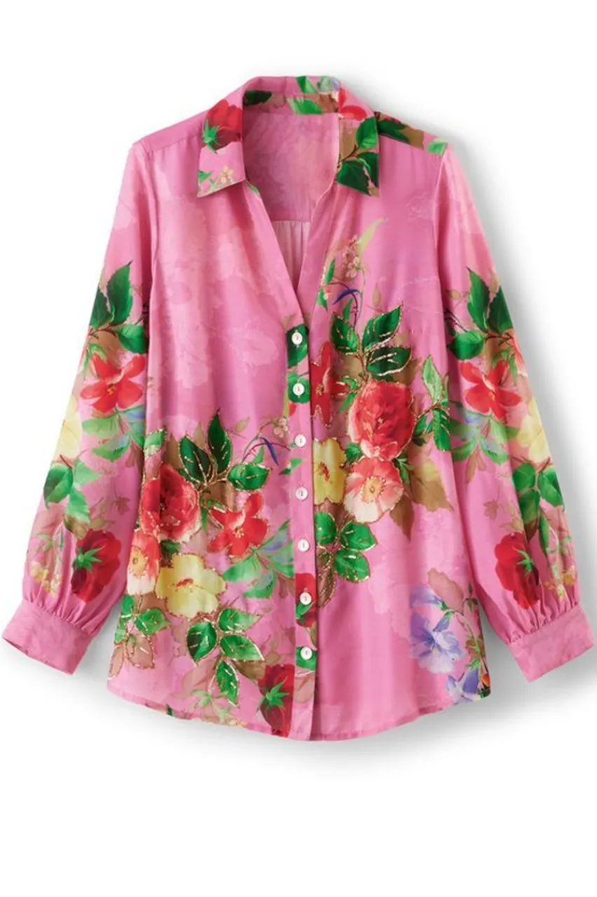 Best Danica Embellished Shirt Tops