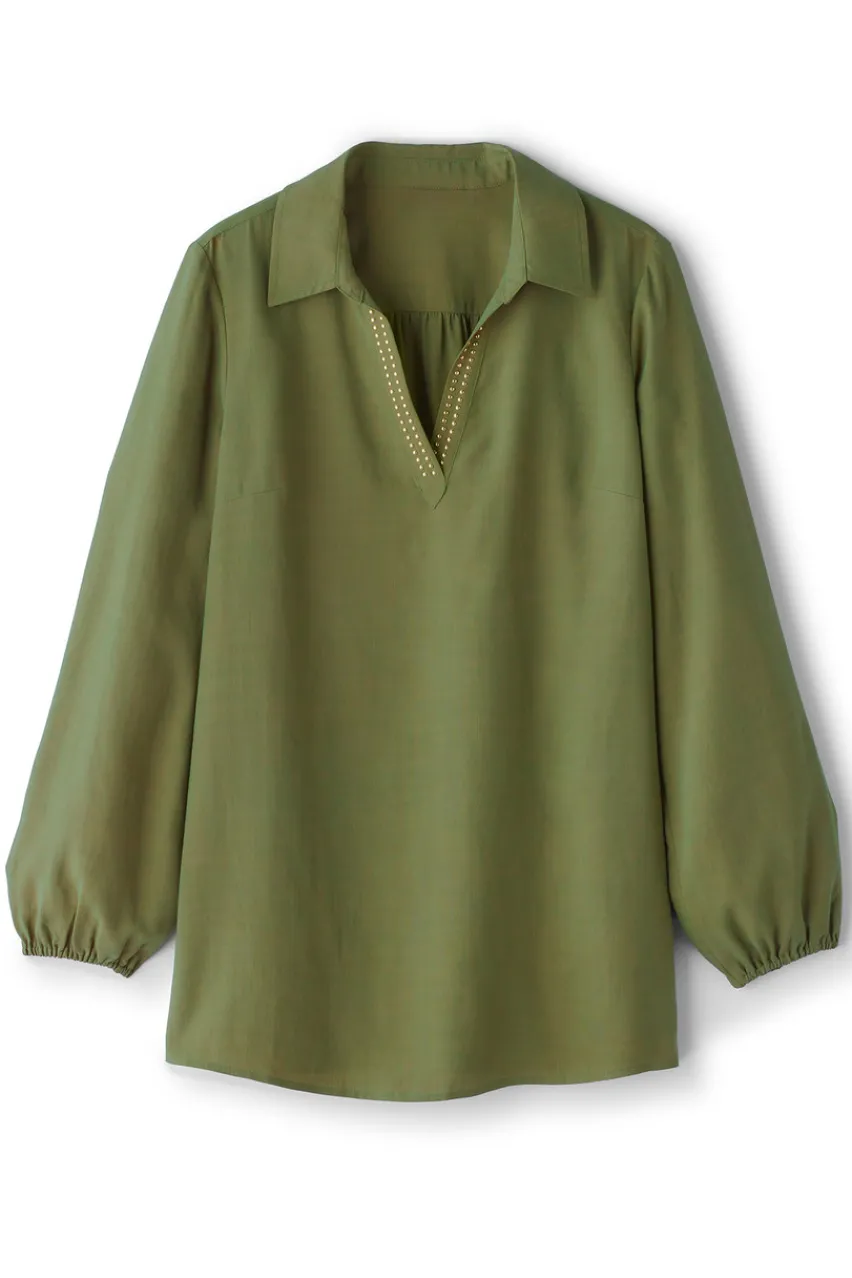 Cheap Delaine Tencel™ Tunic Tops