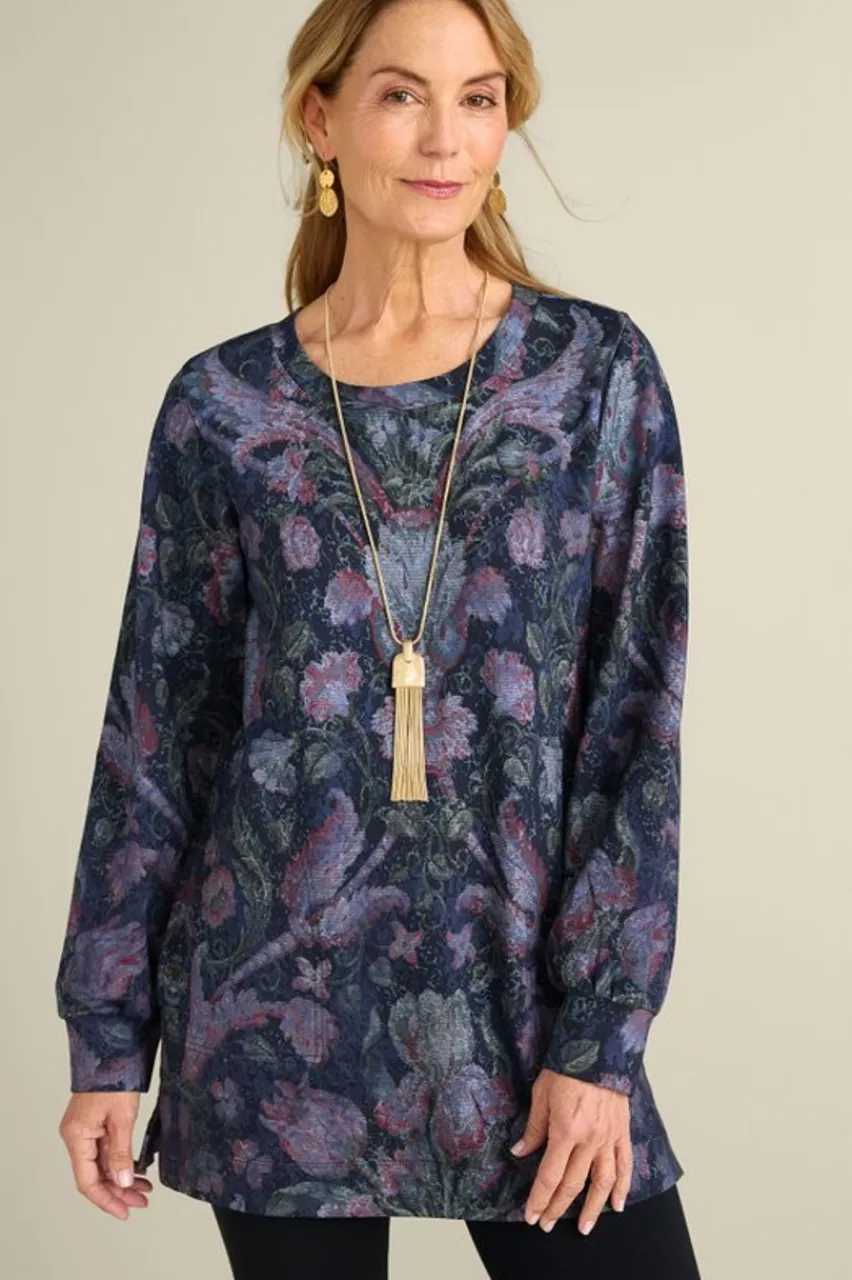 New Edith French Terry Tunic Tops
