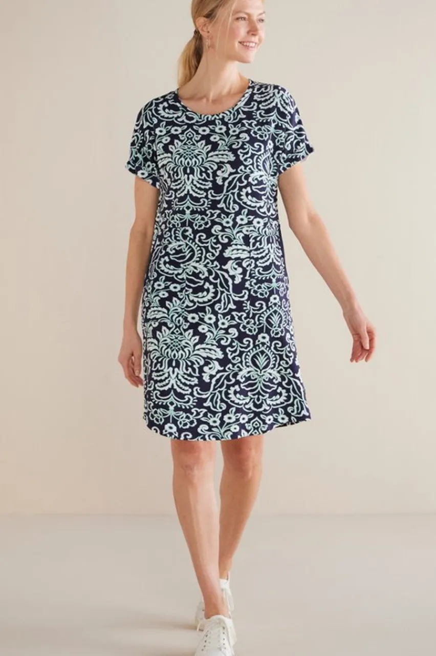 New Fina French Terry Short Dress Dresses