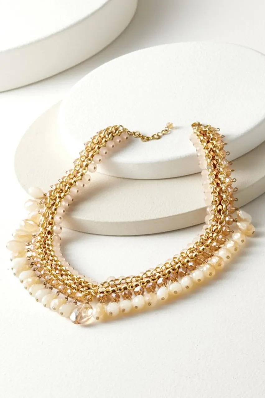 Clearance Hazel Bead Drops Necklace Jewelry | Necklaces