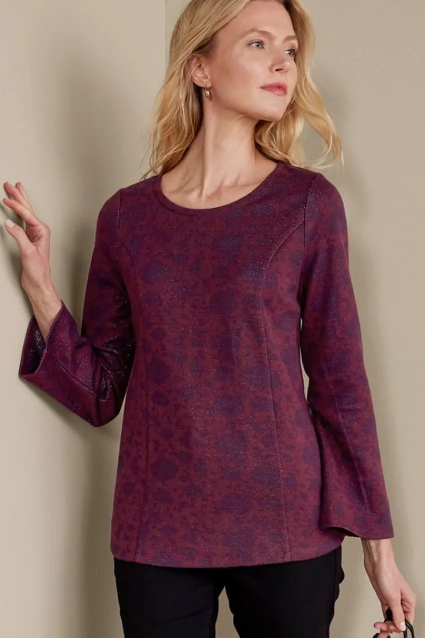 Sale Jeri Jacquard Top Tops