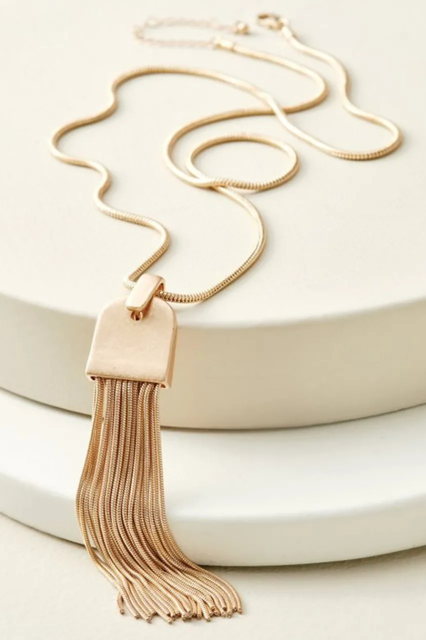 Fashion Laurana Tassel Necklace Jewelry | Necklaces