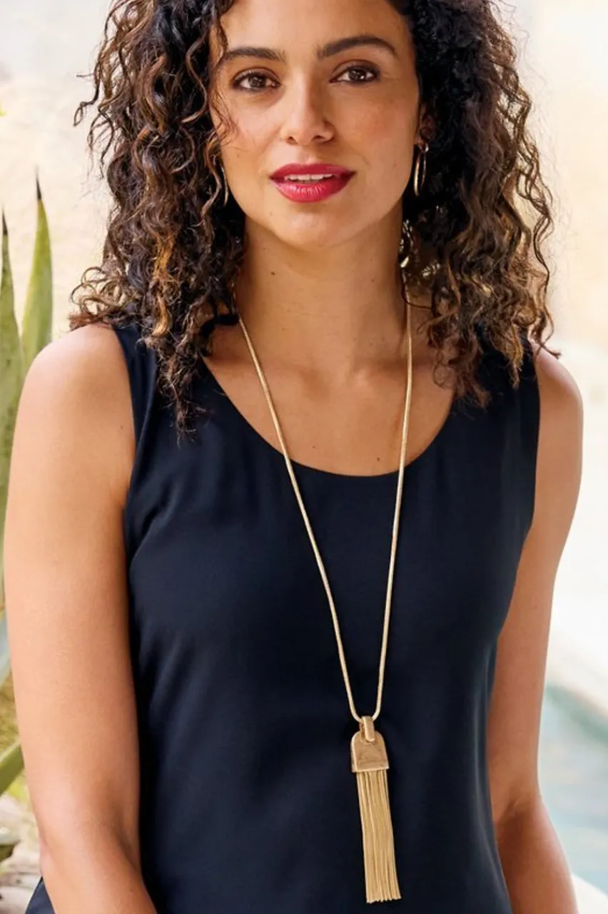 Fashion Laurana Tassel Necklace Jewelry | Necklaces
