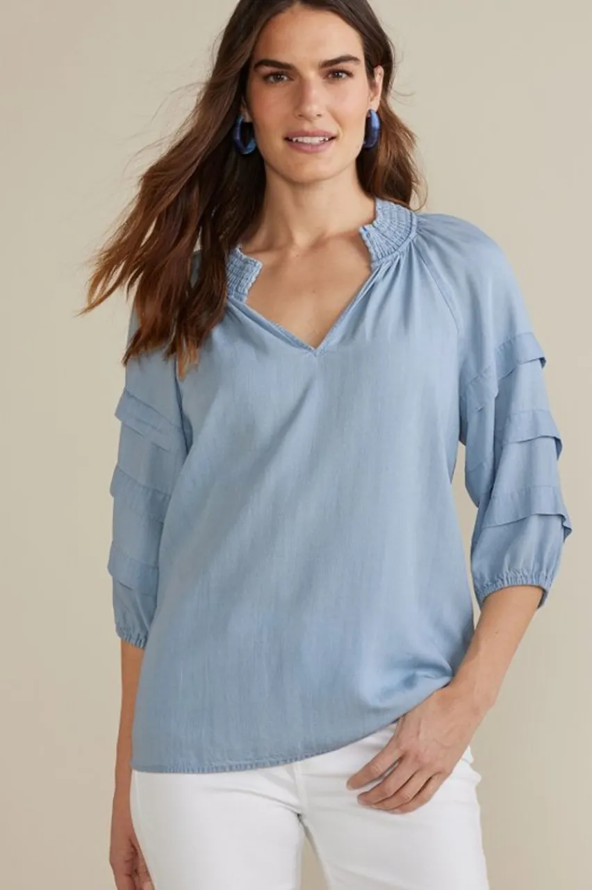 Clearance Marisol Tencel™ Top Tops