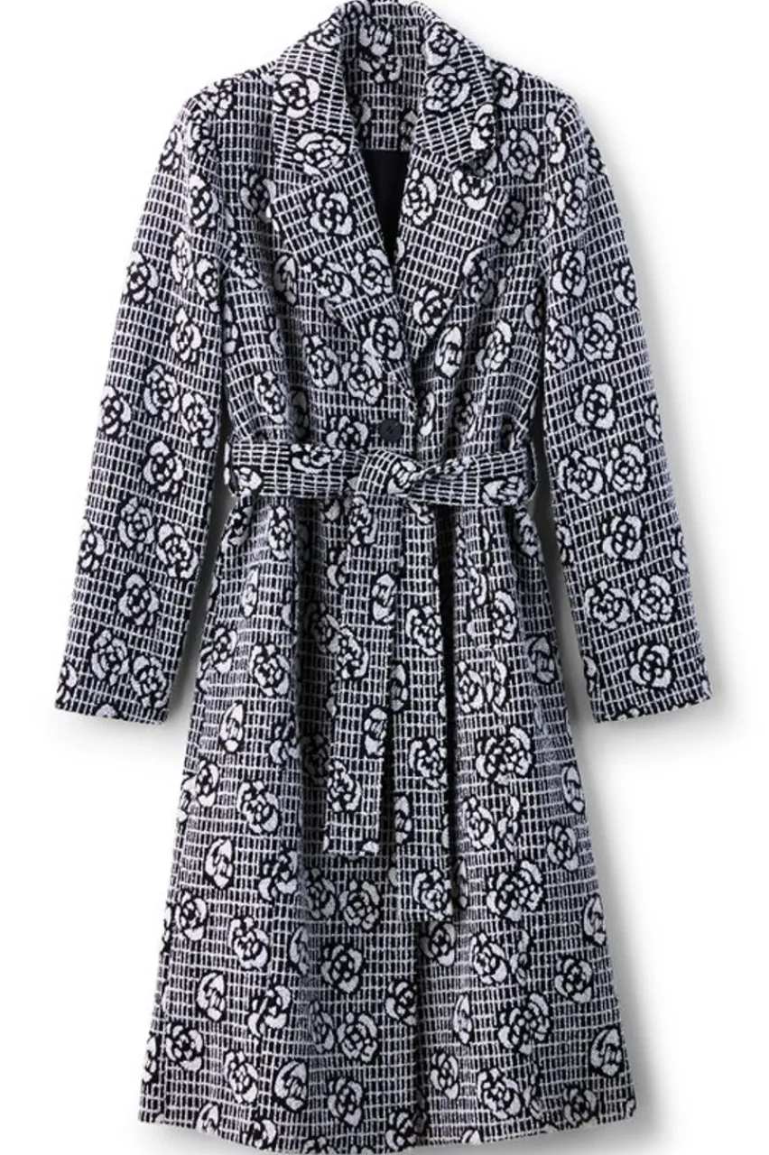 Best Rami Jacquard Coat Jackets & Coats