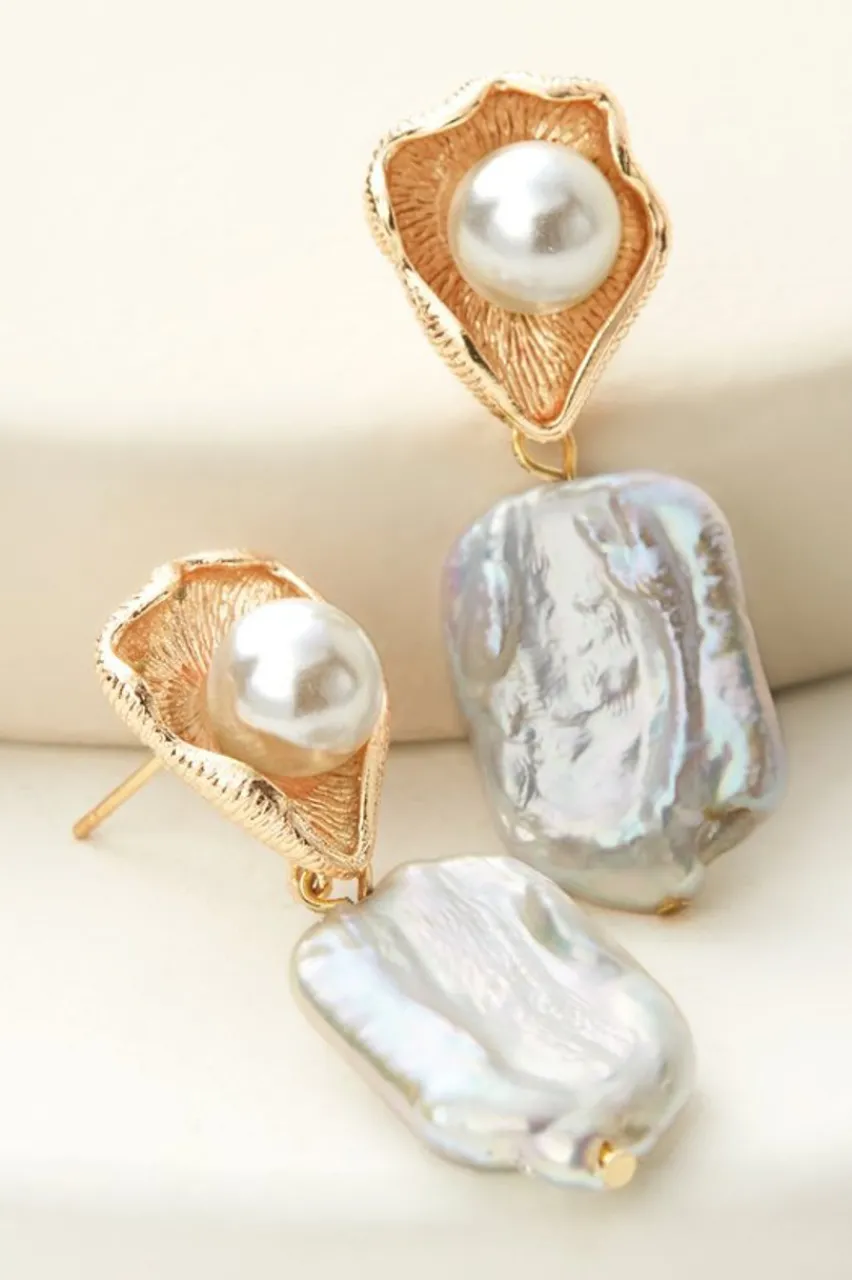 Fashion Rita Pearl Drop Earrings Jewelry | Earrings