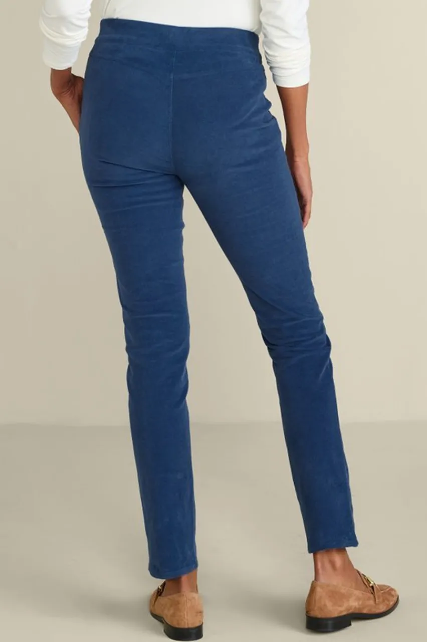 Discount Rockland Corduroy Slim Leg Pull On Pants Pants