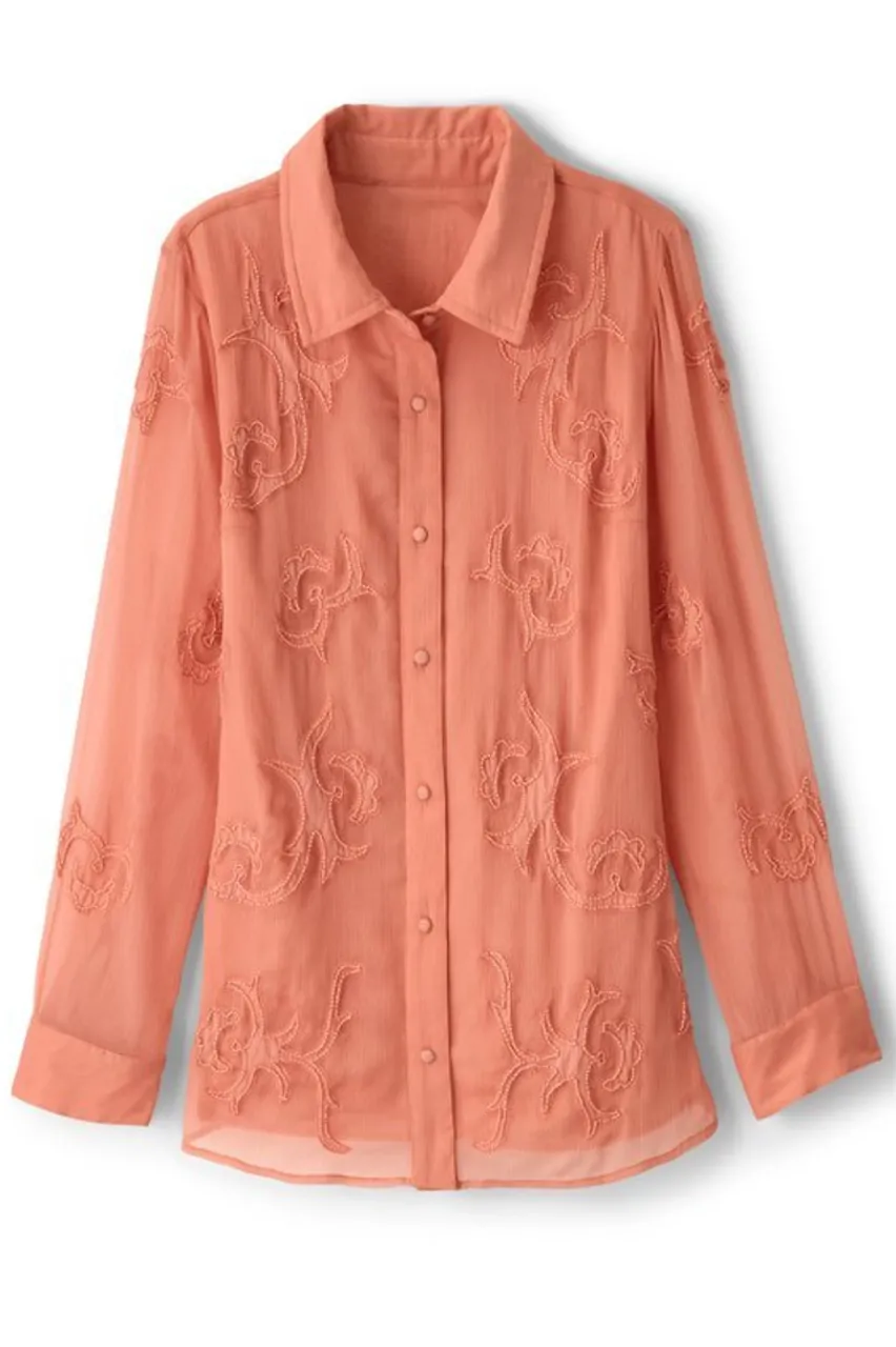 Cheap Savannah Embellished Tunic Tops