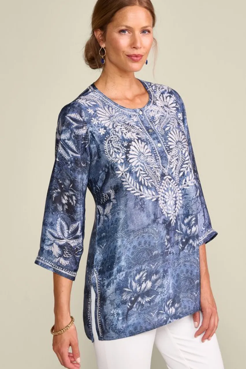 Cheap Silvia Embroidered Tunic Tops | Tunics & Leggings