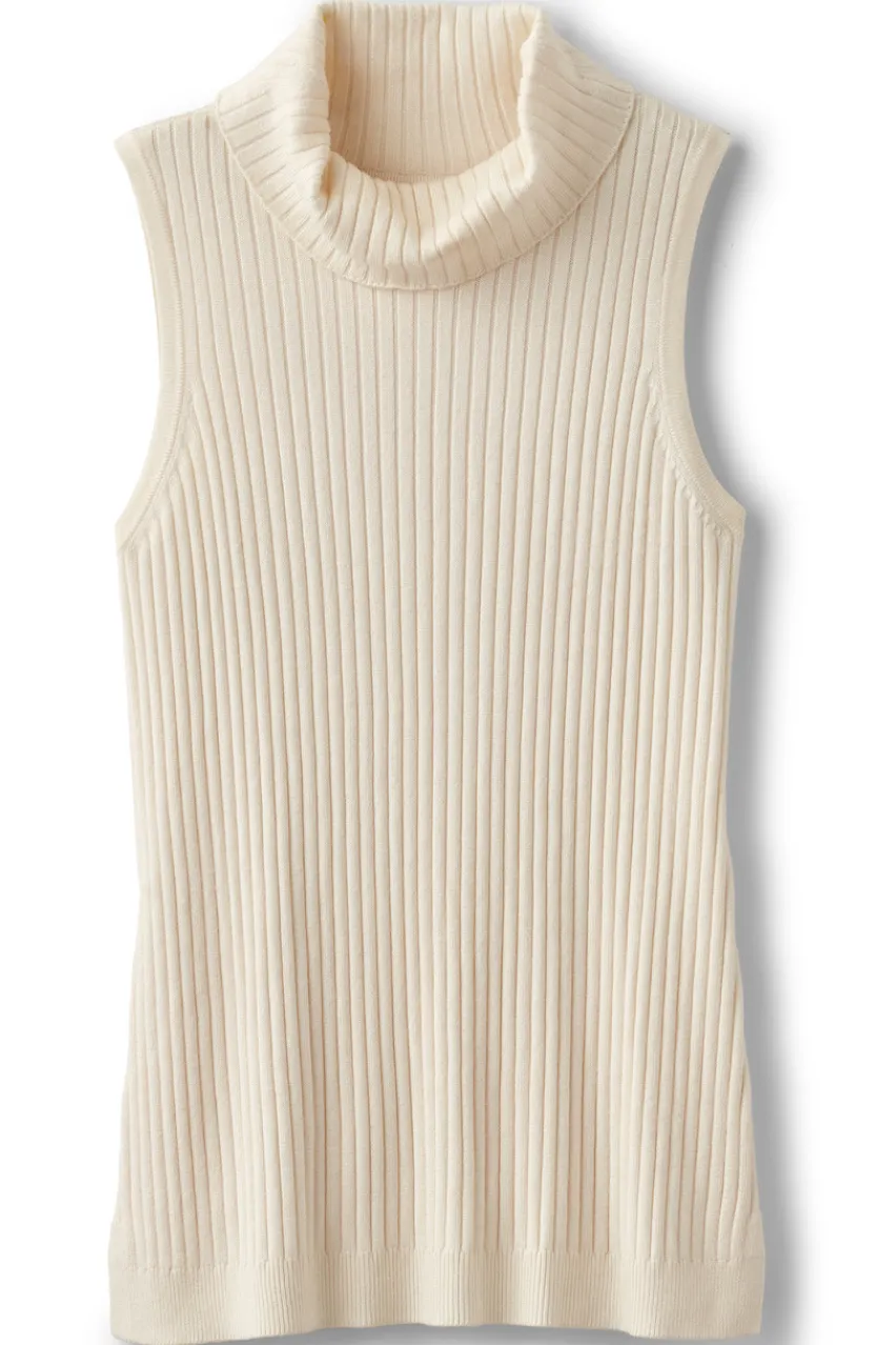 Discount Soft Essential Ribbed Turtleneck Tank Tops | Sweaters & Cardigans