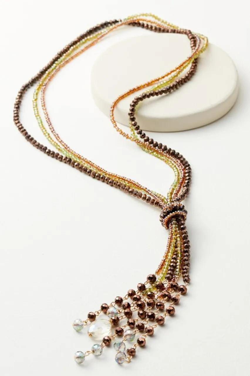 Discount Taylor Beaded Tassel Necklace Jewelry | Necklaces