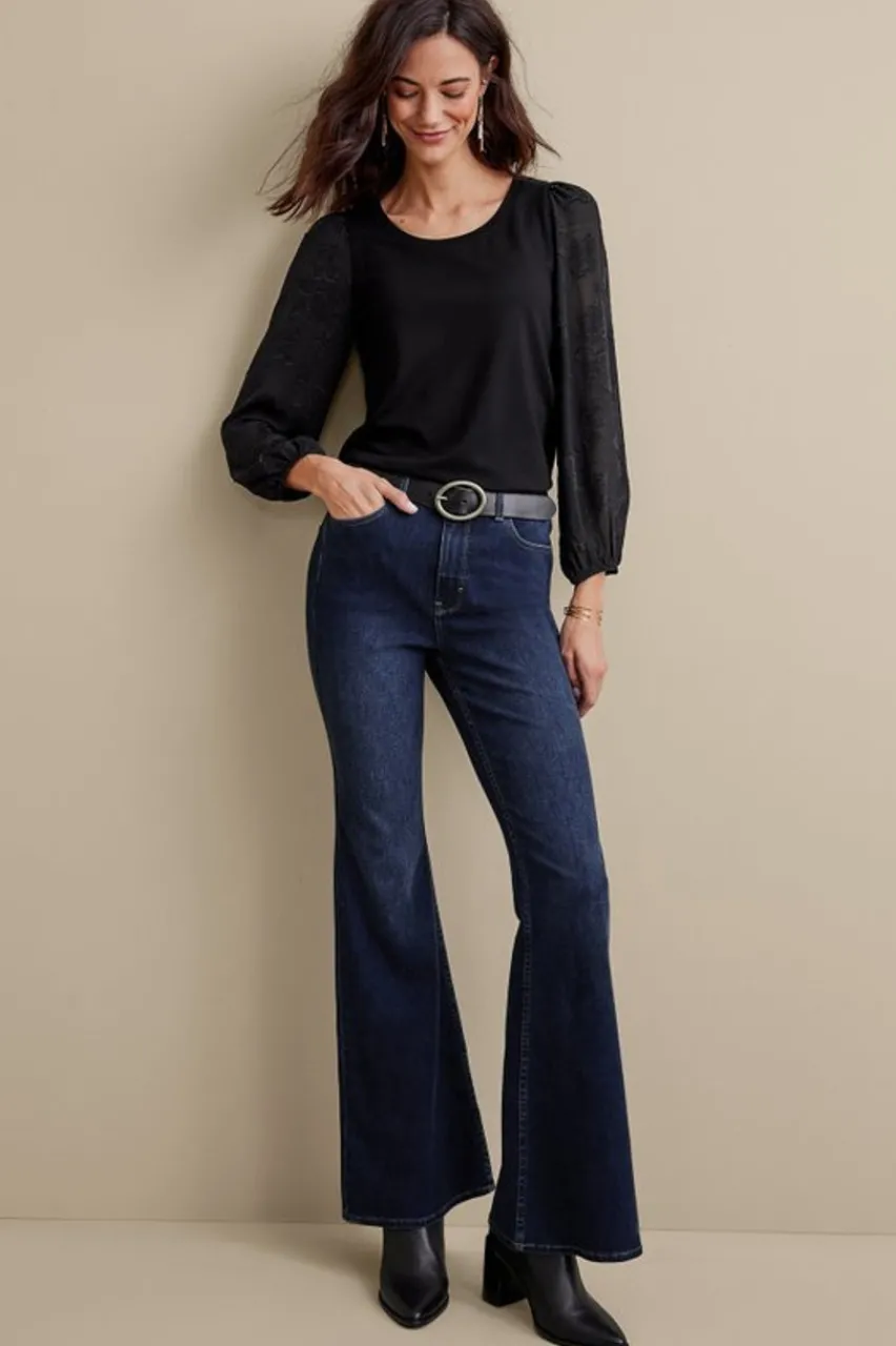 Best Sale Ultimate Denim Flare Jeans Jeans