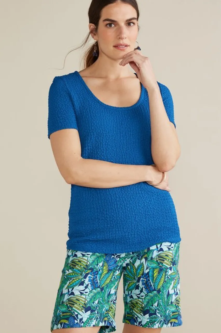 New Ursula Knit Tee Tops