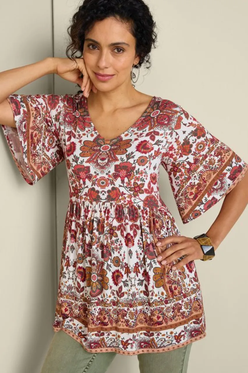 Best Sale Vina Short Sleeve Tunic Tops | Tunics & Leggings