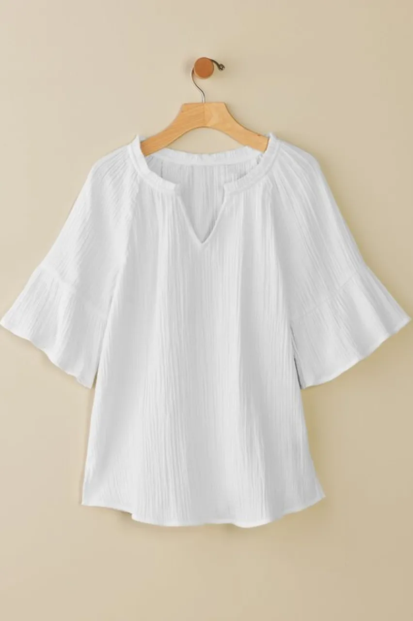 Shop Vinka Gauze Pullover Tops