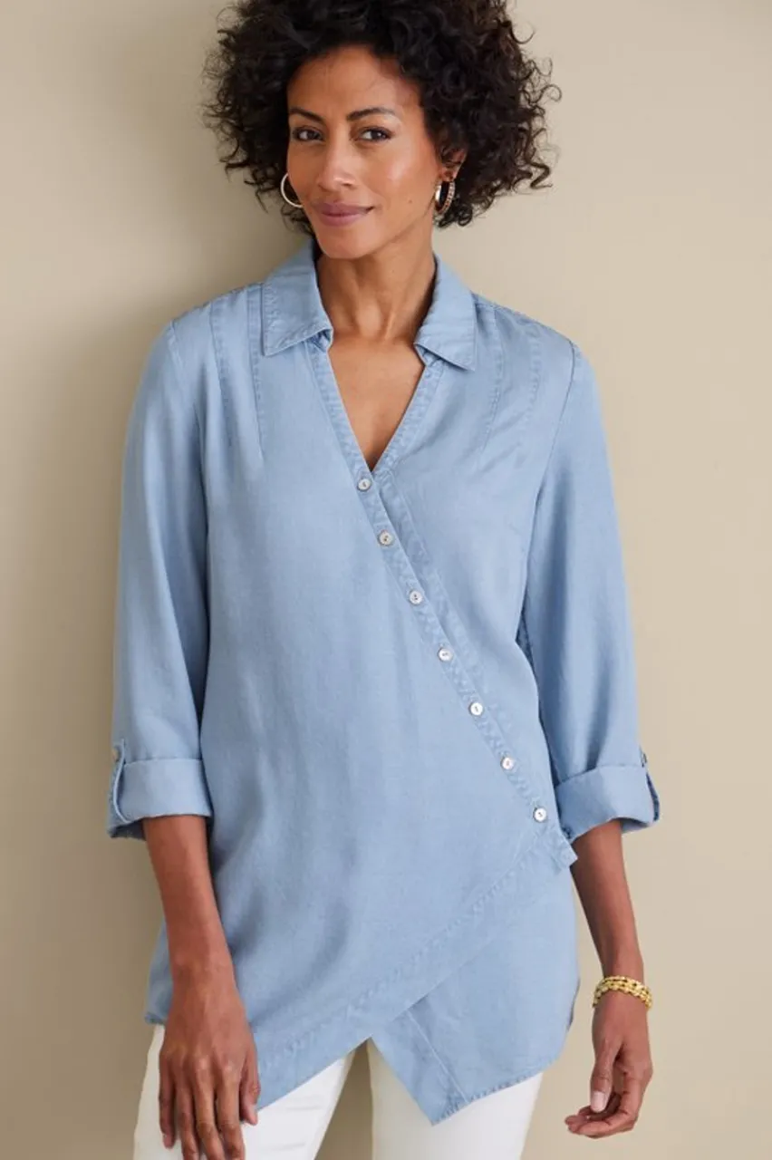Best Washed Tencel™ Tunic Tops | Tunics & Leggings