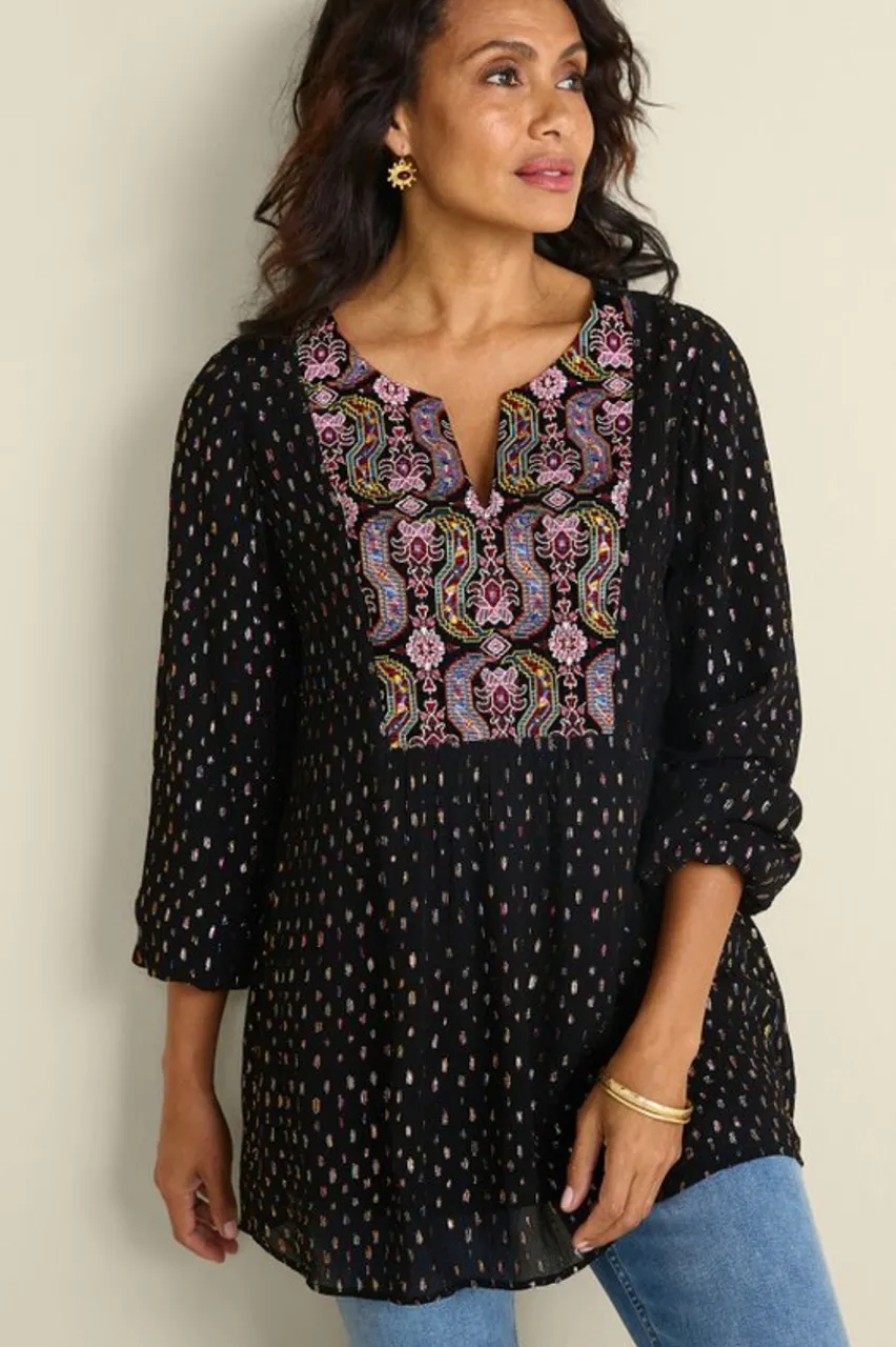 Store Wynn Shimmer Tunic Tops